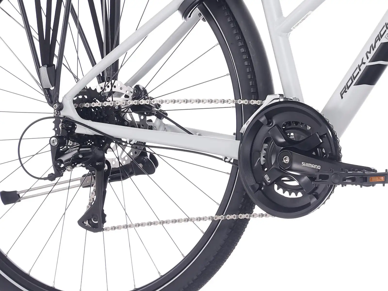 Rock Machine Rokk 40 Easy Entry Trekkingrad Gloss Limerock Grey