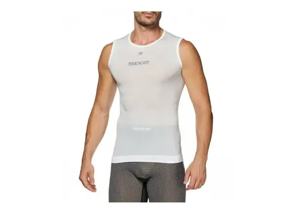 SIXS SML BT Funktions-Tanktop in Weiß.