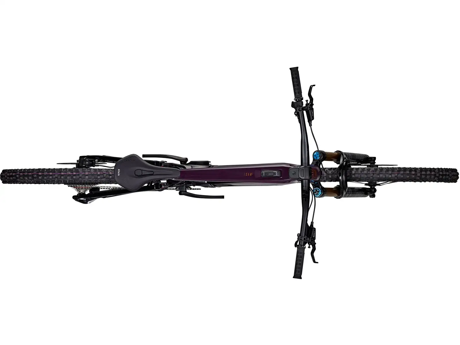 Focus E-Mountainbike – SAM2 6.9 600 Wh Darkviolett/Magicblack