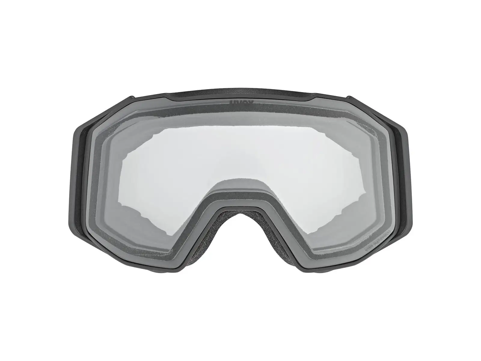 Uvex Gravity Skibrille Black Matt/DL/Clear