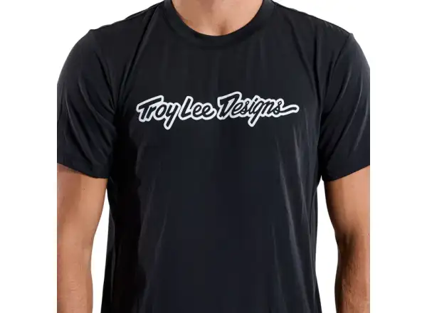 Troy Lee Designs Skyline Ride Tee Herren Trikot Kurzarm Signature Black