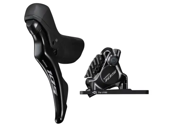 Shimano 105 BR-R7170 + ST-R7120 Scheibenbremse vorne (linker Hebel), J-kit, Polymer