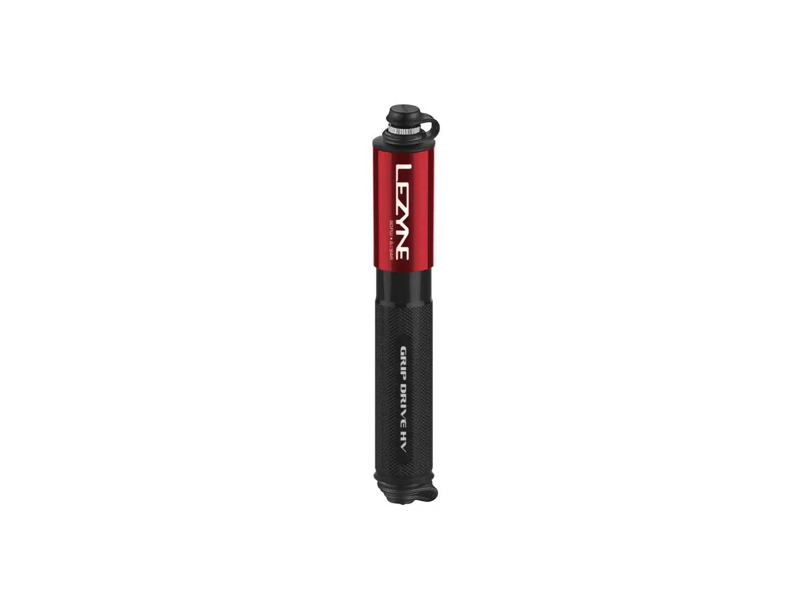 Lezyne Grip Drive HV Pumpe Rot.