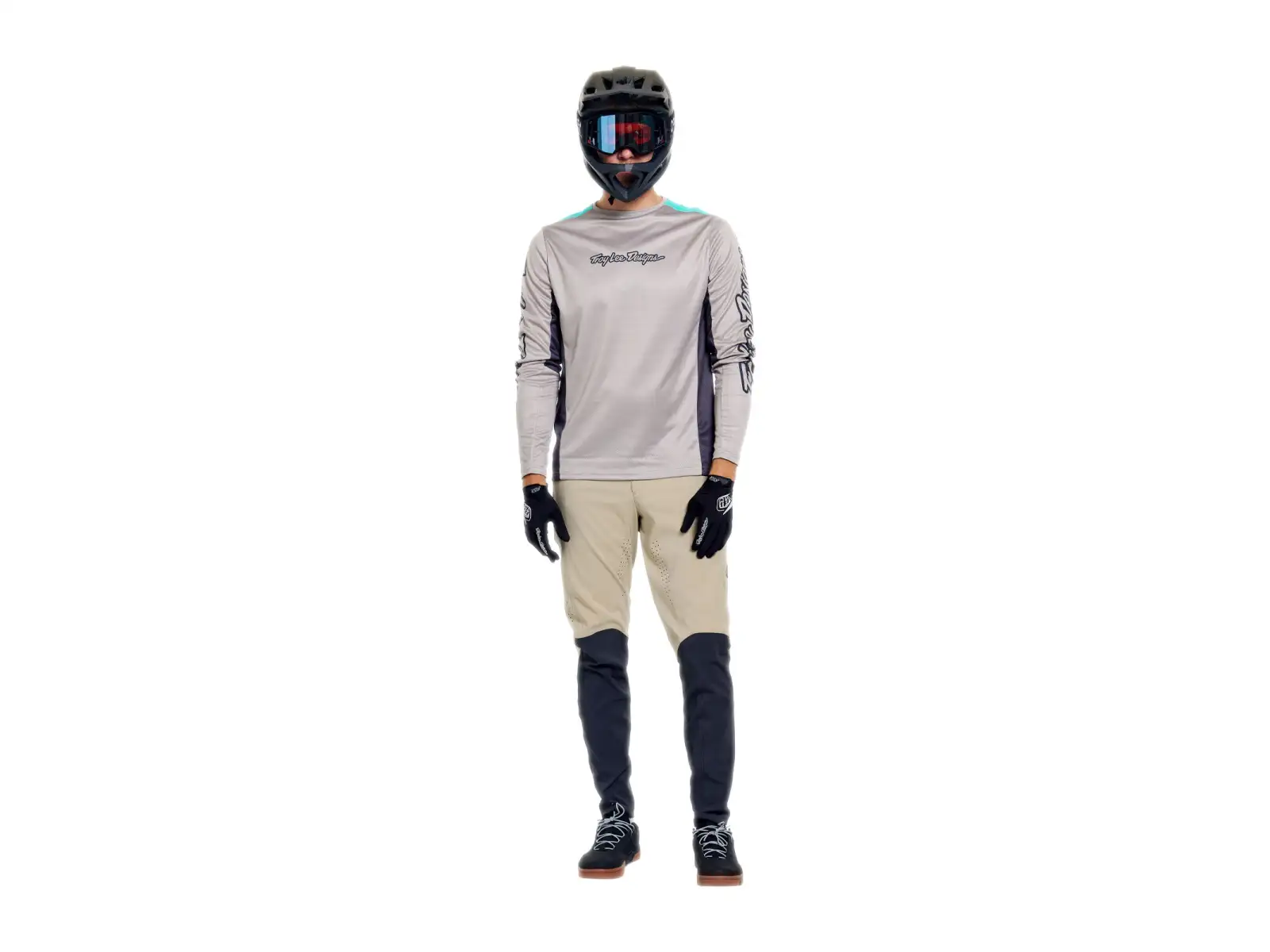 Troy Lee Designs Stage Herren Trikot Langarm Signature Stone