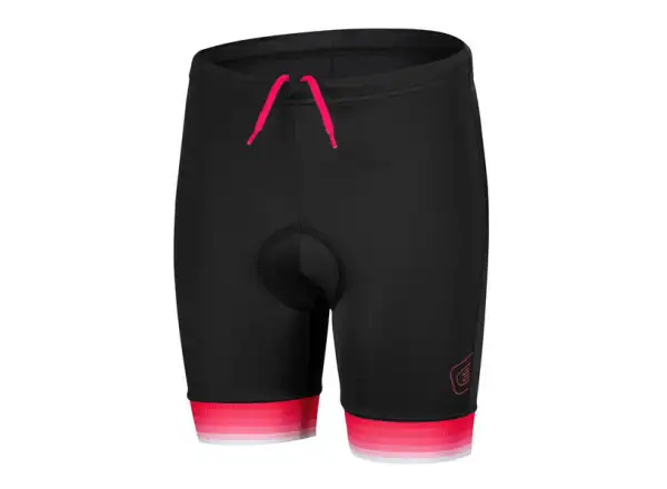 Etape Junior 2.0 Kinder-Shorts mit Einsatz schwarz/pink