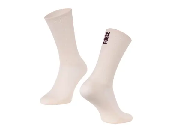 Force Longer Slim Socken - Cream