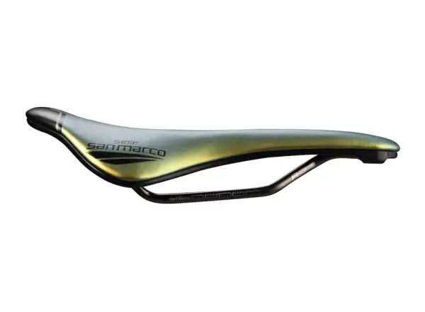 Selle San Marco Shortfit 2.0 Open-Fit Racing Wide Sattel Iridiscent Gold