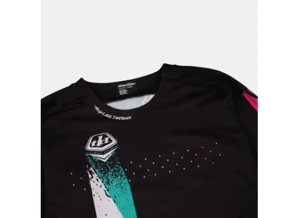 Troy Lee Designs Sprint Full Pull Kindertrikot langärmlig Black