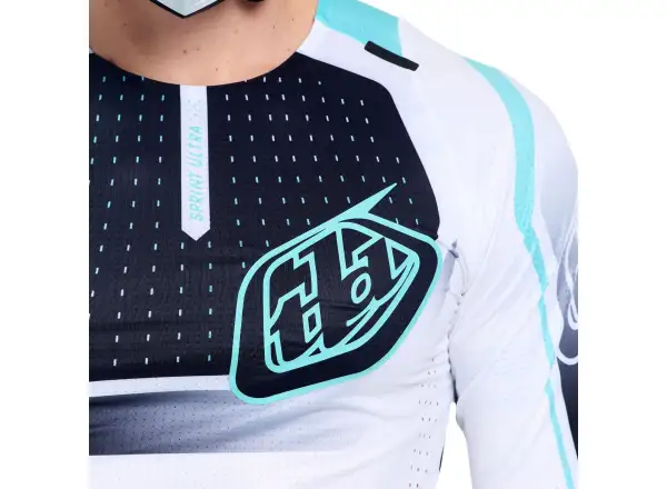 Troy Lee Designs Sprint Ultra Herren Trikot Langarm Proton White