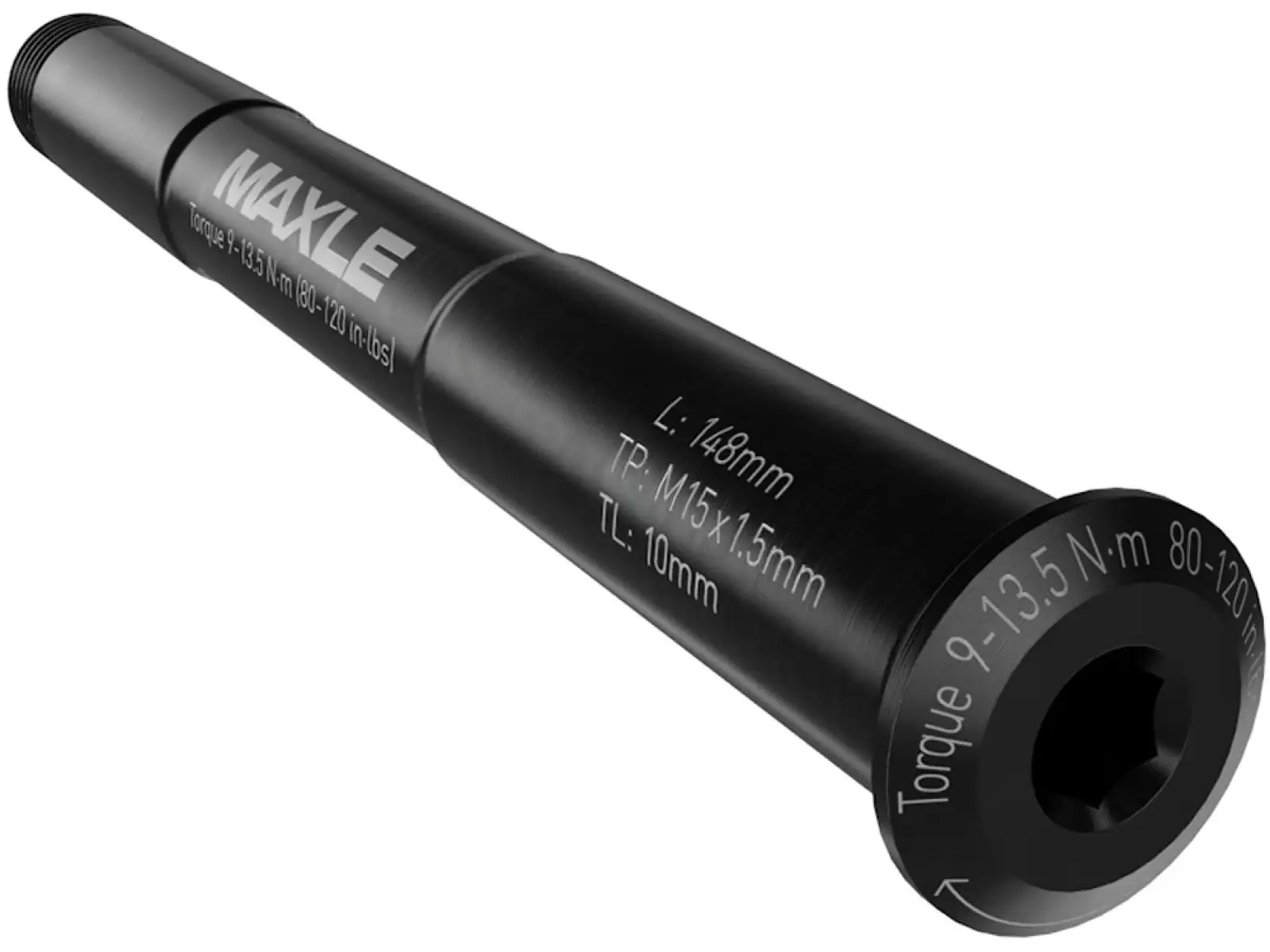 Rock Shox Rudy Maxle Vorderachse 12x100 mm Gewinde M12X1,5 TL 9 mm 137 mm
