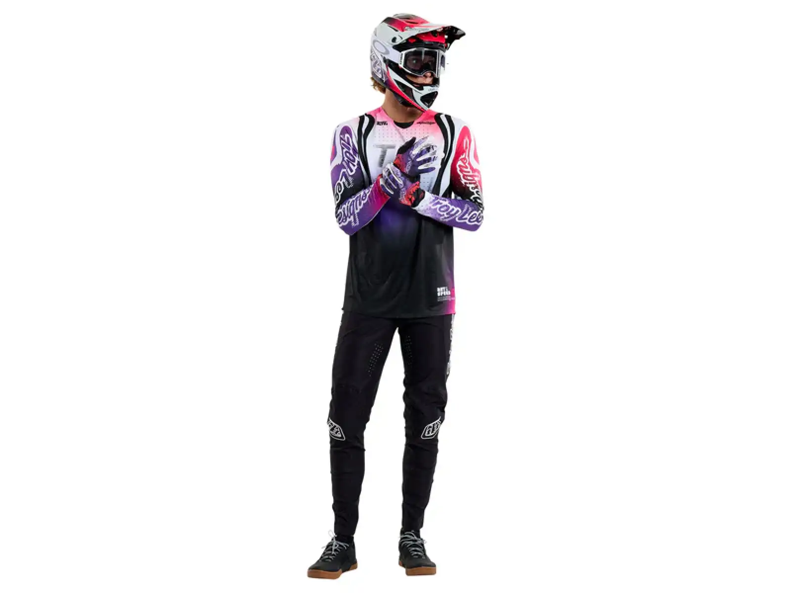 Troy Lee Designs Sprint Ultra Drip Herren Langarm Purple