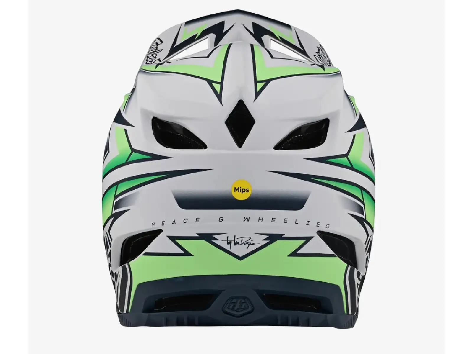 Troy Lee Designs D4 Composite Mips Volt Helm Weiß