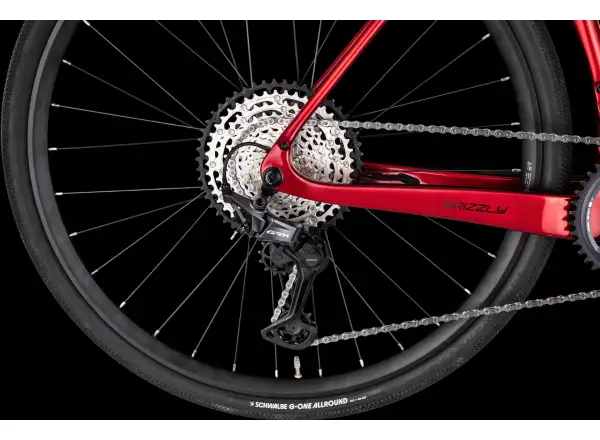 4Ever Grizzly Elite Gravelbike Flame red