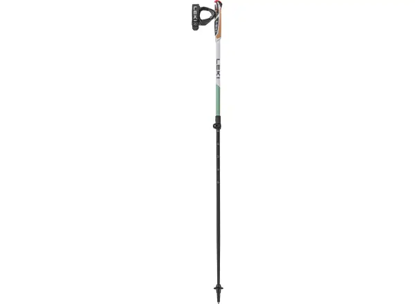 Leki Spin Shark Trekkingstöcke White/SmokeGreen Gr.100-130 cm
