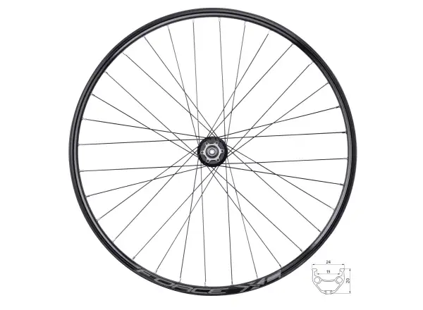 Force XC Disc 29" Vorderrad gebaut mit Force F80450 Nabe.