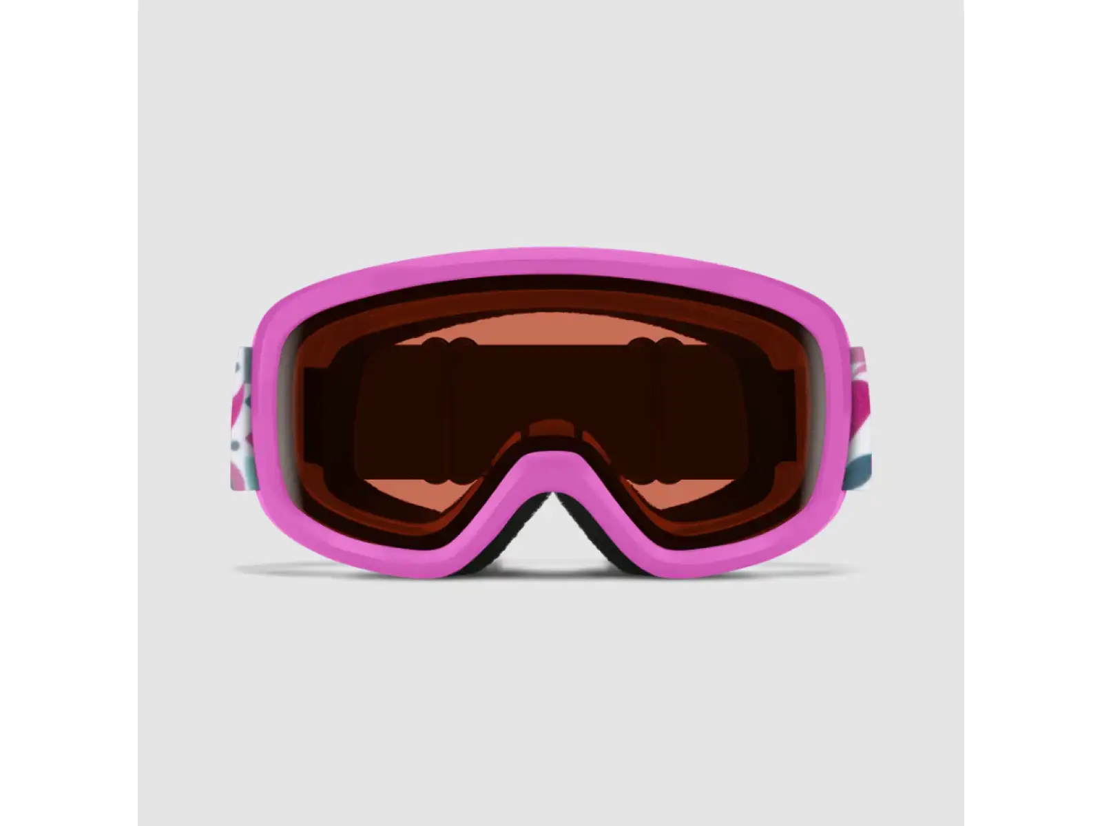 Smith Snowday Kinder Ski Vivid Pink Hearts / RC36
