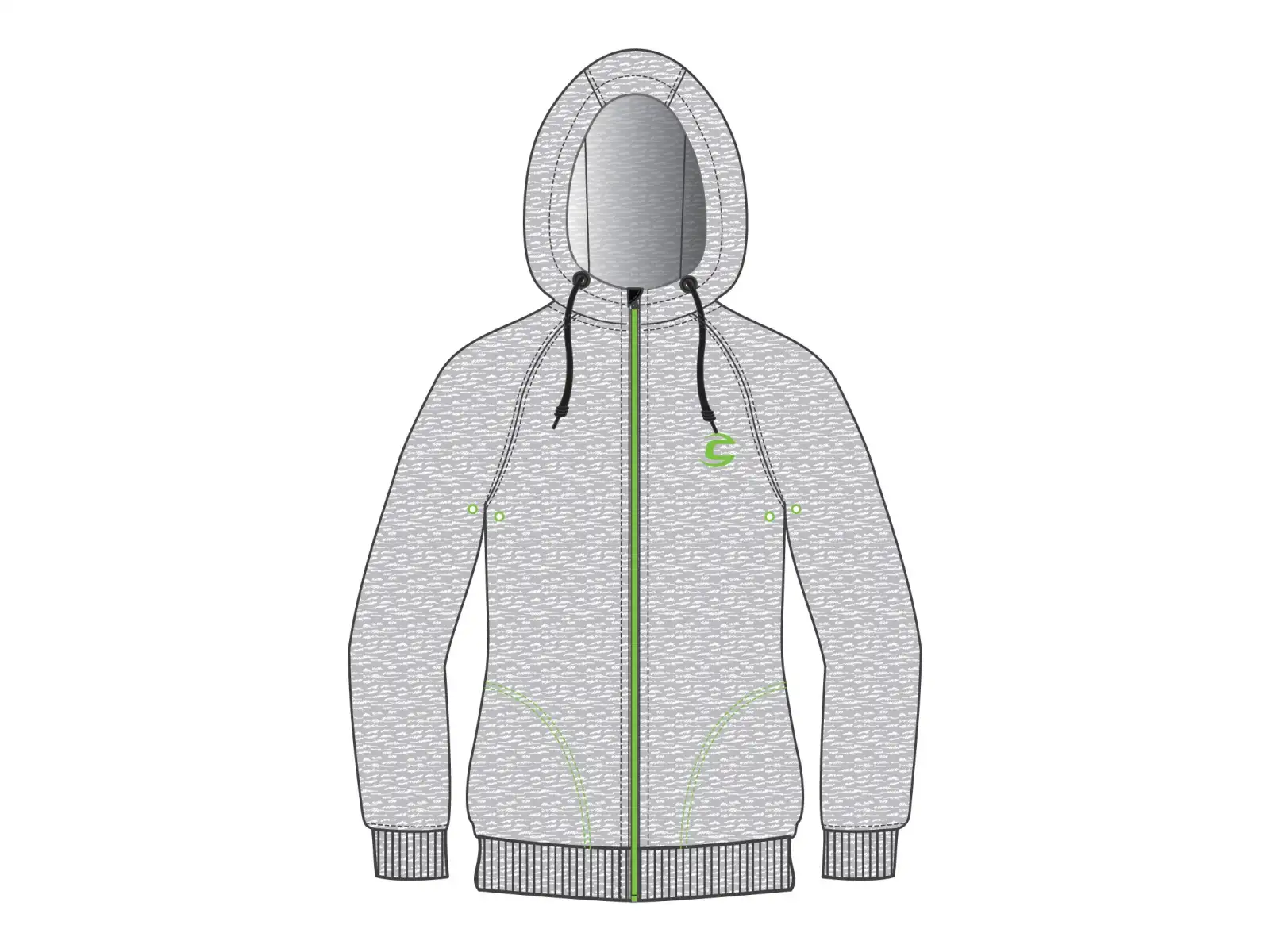 Cannondale Damen Hoodie Grau