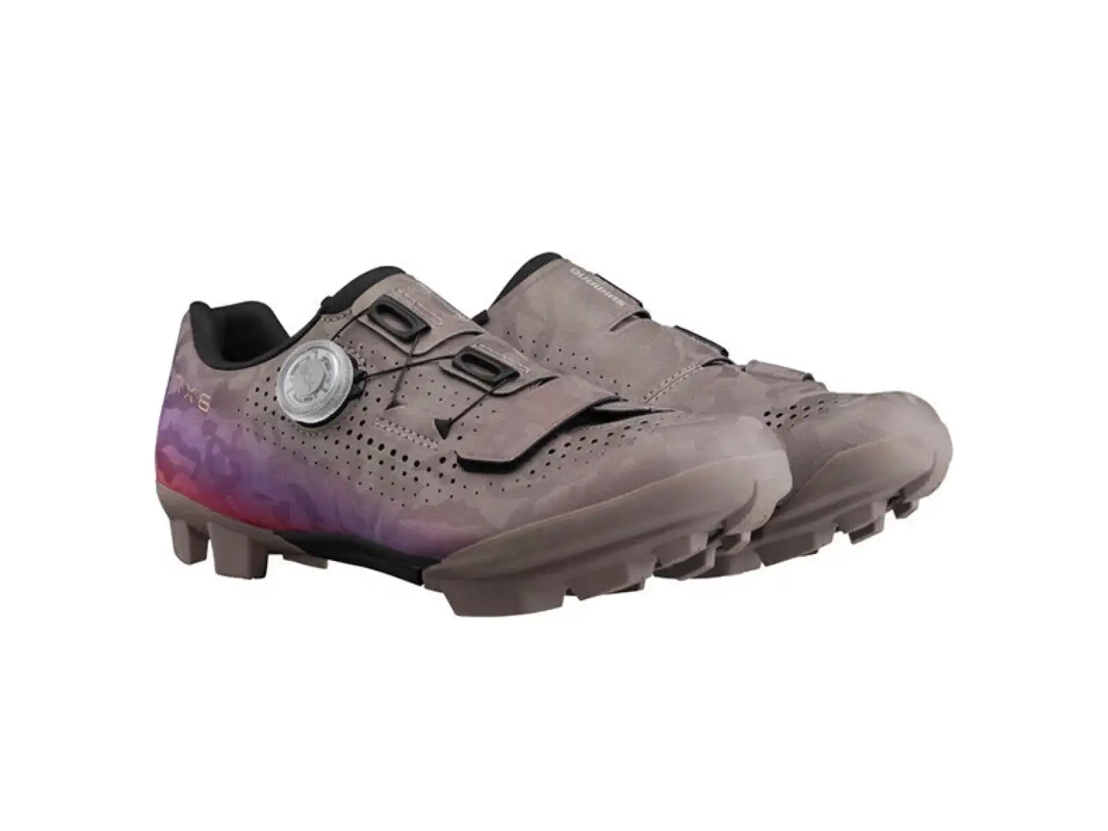 Shimano SH-RX600 Damen Gravel-Schuhe grau/lila