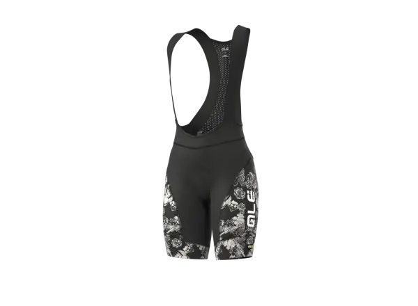 Alé PR-R Las Vegas Damen Radhose mit Latz und Polsterung Schwarz