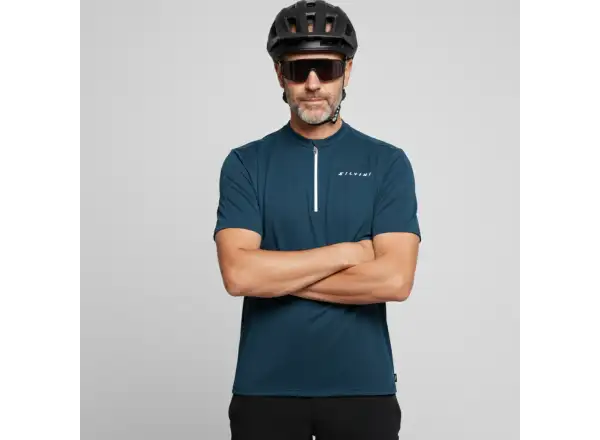 Silvini Naturno Herrentrikot Kurzarm Navy/Black
