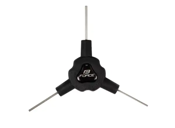 Force dreiseitiger Y-Schlüssel Inbus 2/ 2,5/ 3 mm schwarz