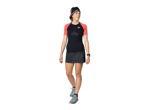Dynafit Ultra S-Tech Damen T-Shirt Kurzarm Black Out Cabana