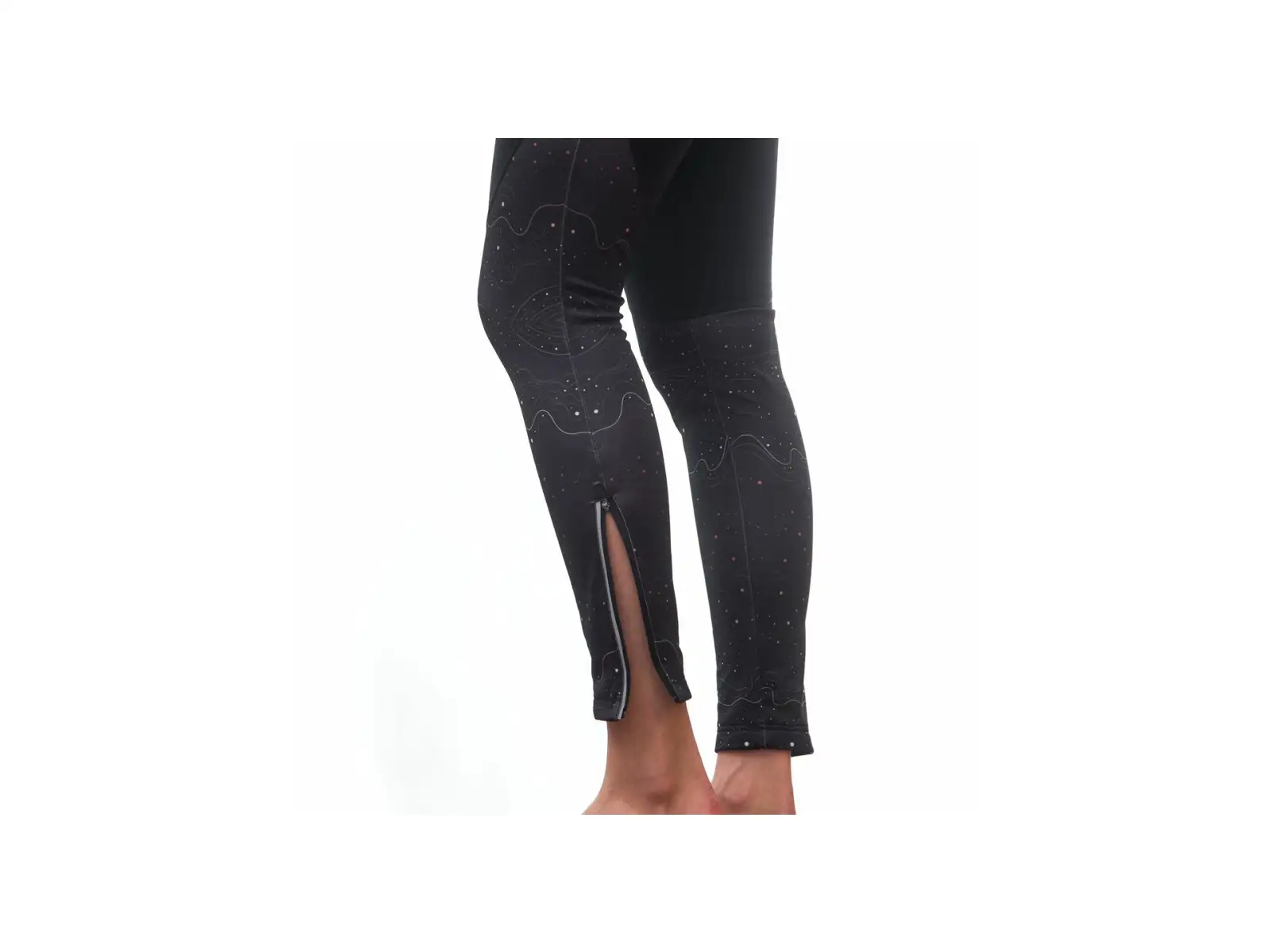 Sensor Dots Damenhose lang schwarz/multi