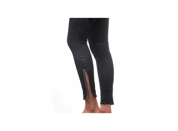 Sensor Dots Damenhose lang schwarz/multi
