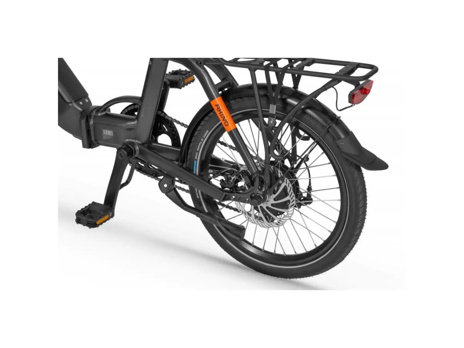 Ecobike Rhino Cruise faltbares Elektrofahrrad 522 Wh Black