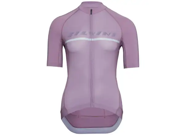 Silvini Mazzana Damen Kurzarmtrikot Lila/Marineblau