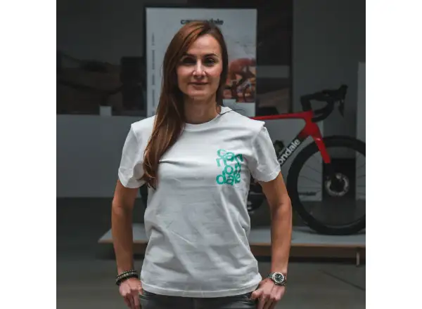 Cannondale Lifestyle T-Shirt Kurzarm White/Turquosie
