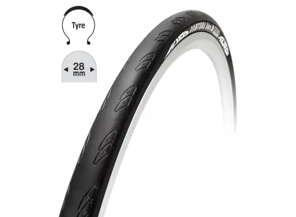 Tufo Comtura Duo 28-622 Rennradreifen Kevlar Schwarz