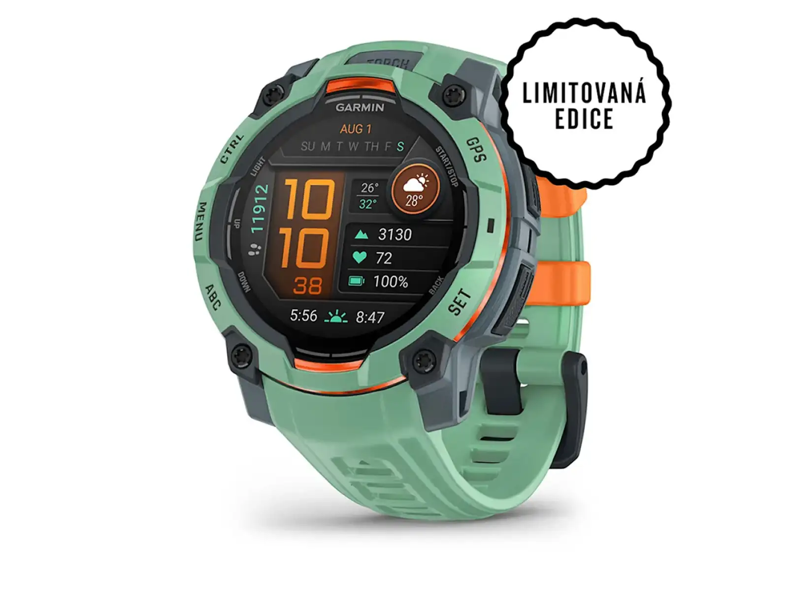 Garmin Instinct 3 Amoled 45 mm Smartwatch Neotropic/Neotropic Band