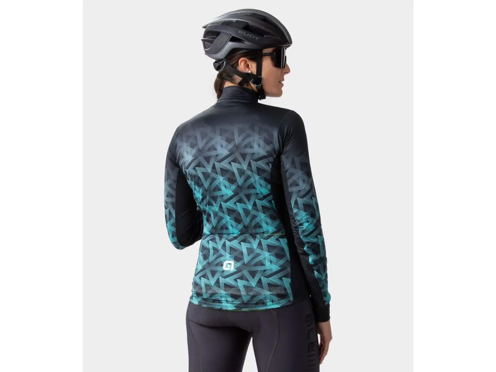Alé Pyramid PR-R Damen Winter-Fahrradjacke Türkis