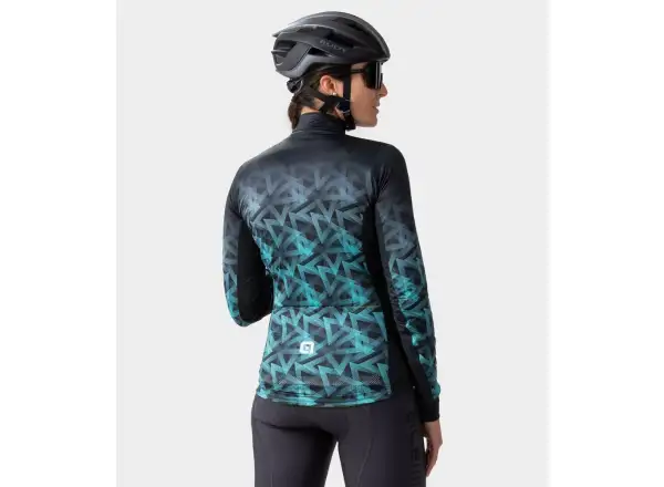 Alé Pyramid PR-R Damen Winter-Fahrradjacke Türkis