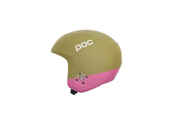 POC Skull Dura Jr Skihelm Olivine Green Matt/Thulite Pink Matt