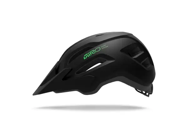 Giro Fixture II Youth Kinderhelm Mat Black/Vivid Green
