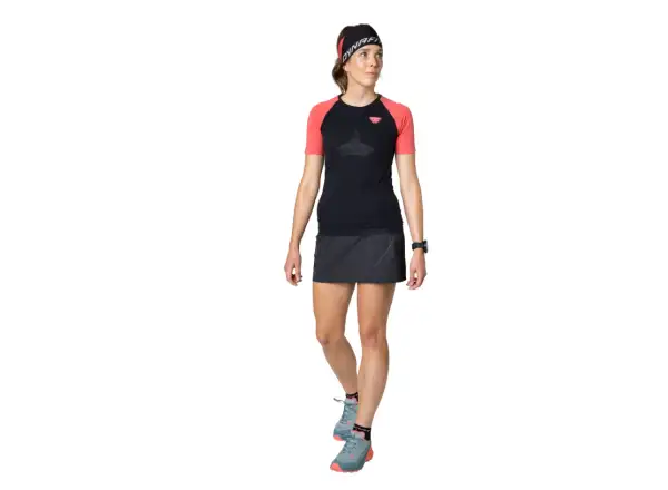Dynafit Ultra 2v1 Damenlaufrock mit Innenshorts Black Out