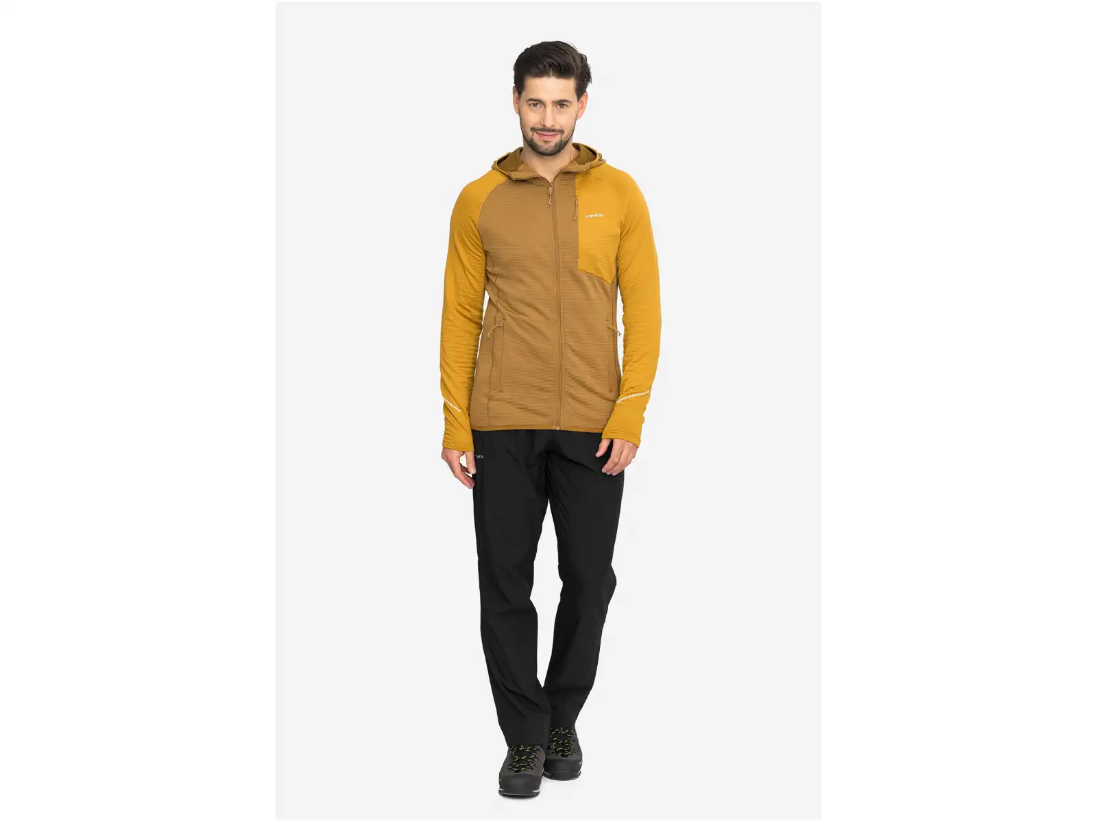 Viking Birger Herren-Sweatshirt Brown/Yellow