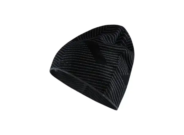 CRAFT CORE Race Knit pletená čepice černá