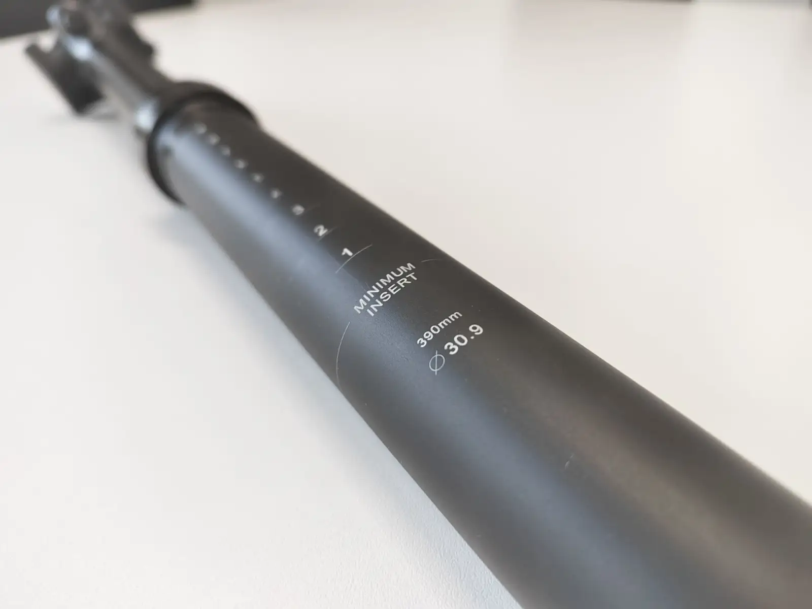 One Sport Teleskop-Sattelstütze 125 mm 30,9 x 390 mm schwarz - VOM FAHRRAD