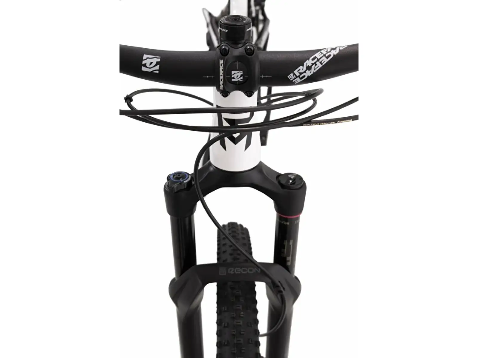 Rock Machine Blizzard XCM 70-29 weiß/grau vollgefedertes Mountainbike