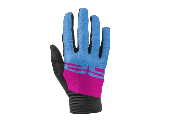 R2 Tracy Kinder Fahrradhandschuhe schwarz/blau/rosa