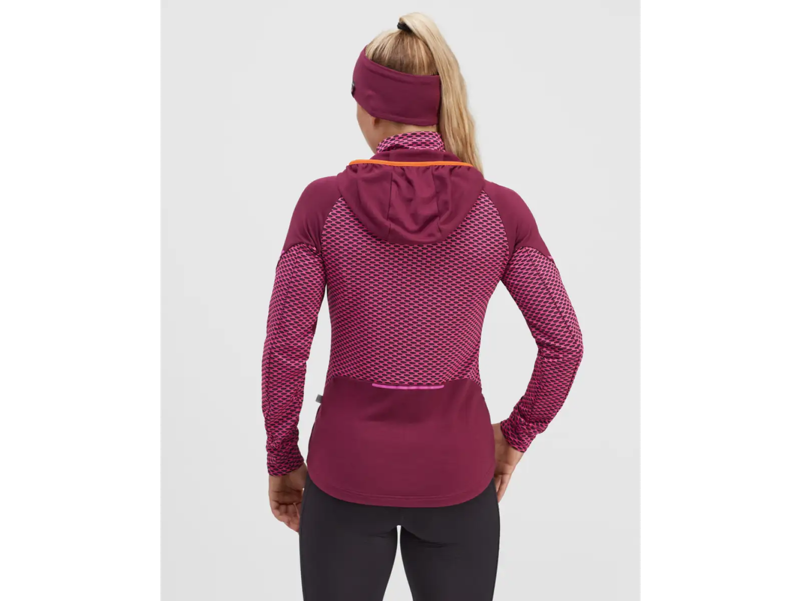 Silvini Artica Damen Hoodie Pflaume/Rosa