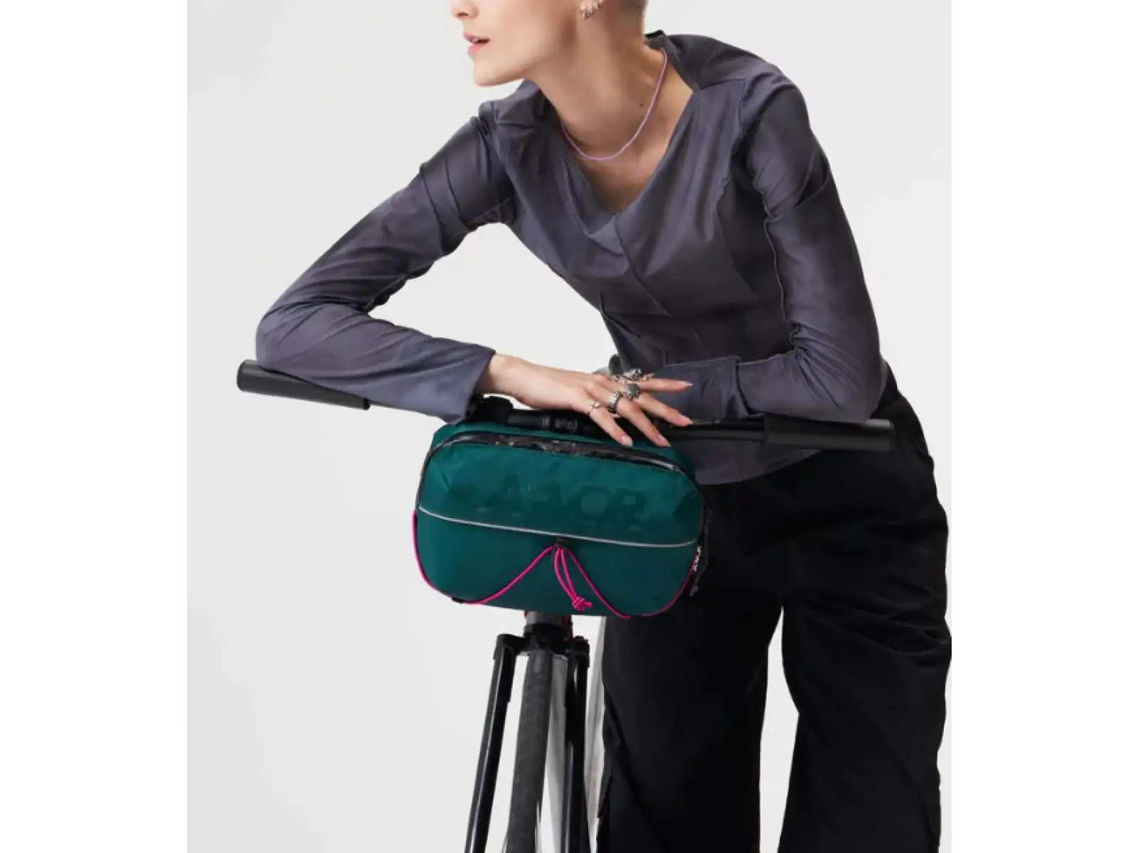 Aevor Bar Bag Schultertasche/Hüfttasche/Fahrradlenker Proof Evergreen