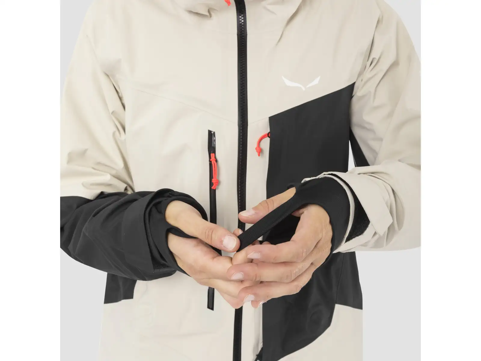 Salewa Sella 3L Powertex Damenjacke Oatmeal/0910