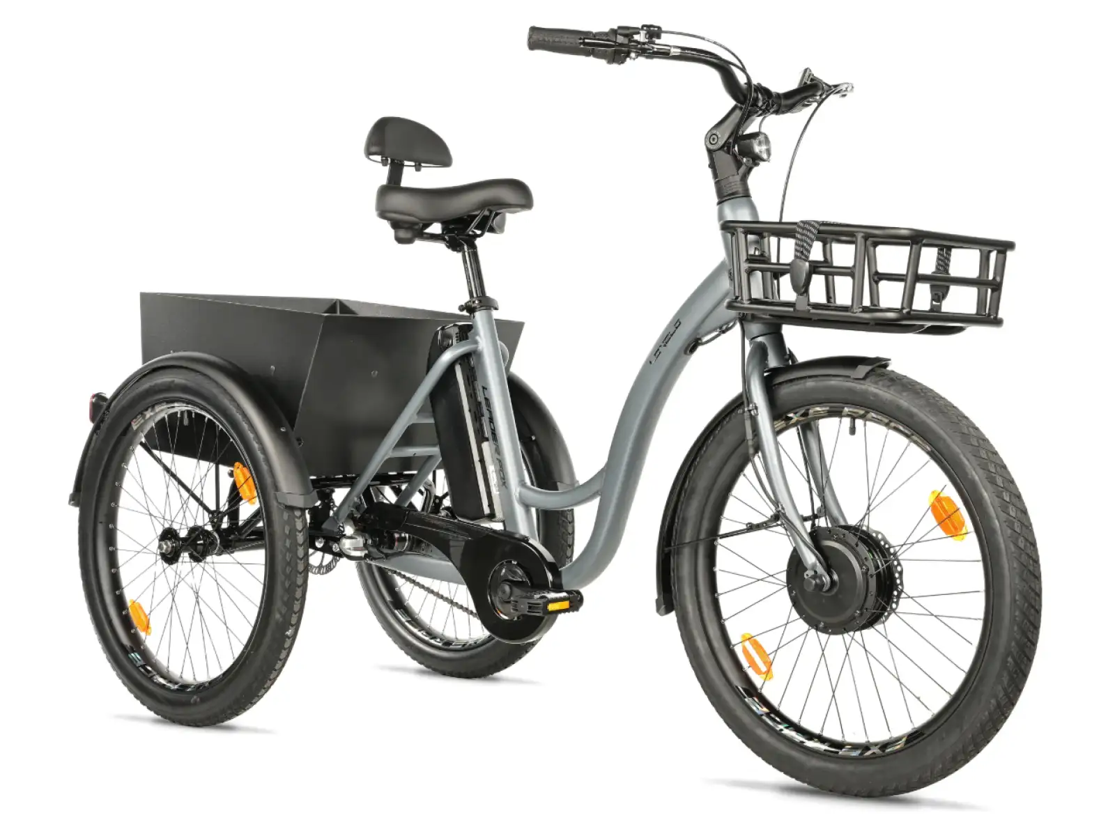 Leader Fox Lovelo Elektro-Dreirad grau