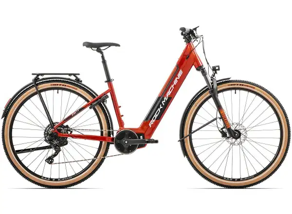 Elektrofahrrad Rock Machine Storm e90-29 Metallic Orange/Silber