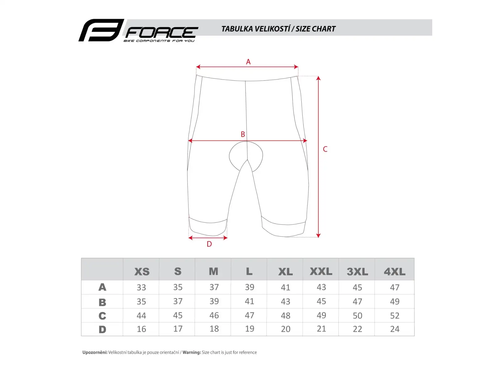 Force B30 Herren-Shorts mit Polsterung Schwarz/Grau
