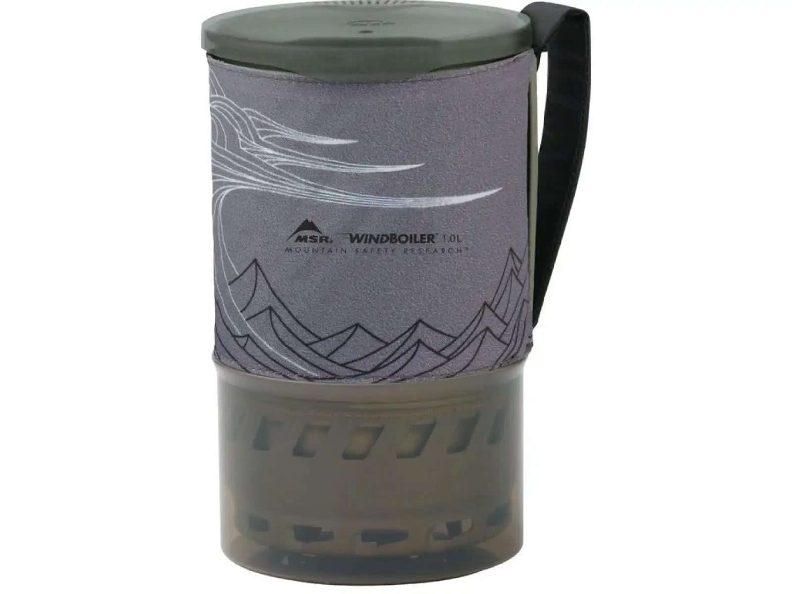 MSR WindBurner 1l Topf mit Wärmetauscher